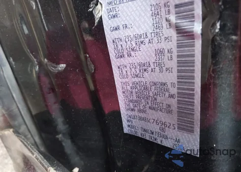 2025 Nissan Rogue Sv Fwd from USA, damaged, VIN 5N1BT3BA8SC769625